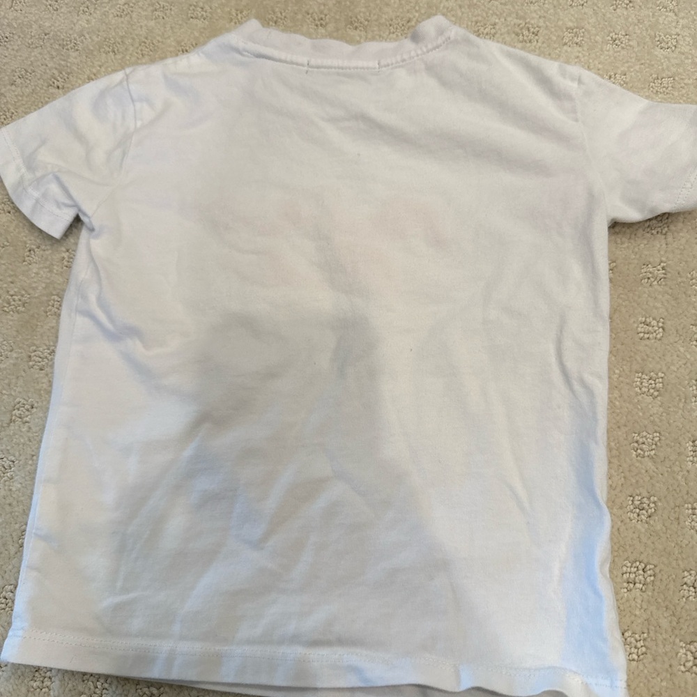Le Lā Lō Kids “Mini Me” White Graphic Tee Toddler Girl 2T - Picture 4 of 4